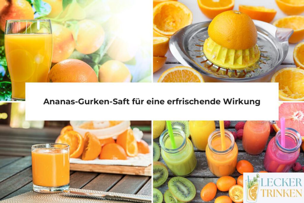 Ananas-Gurken-Saft Rezept