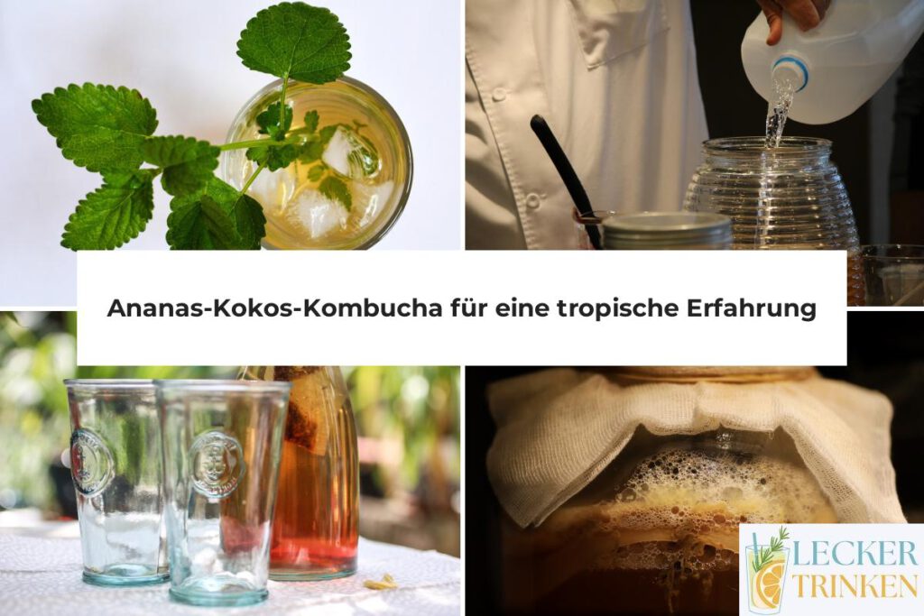 Ananas-Kokos-Kombucha Rezept