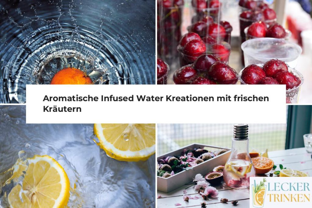 Infused Water mit Kräutern