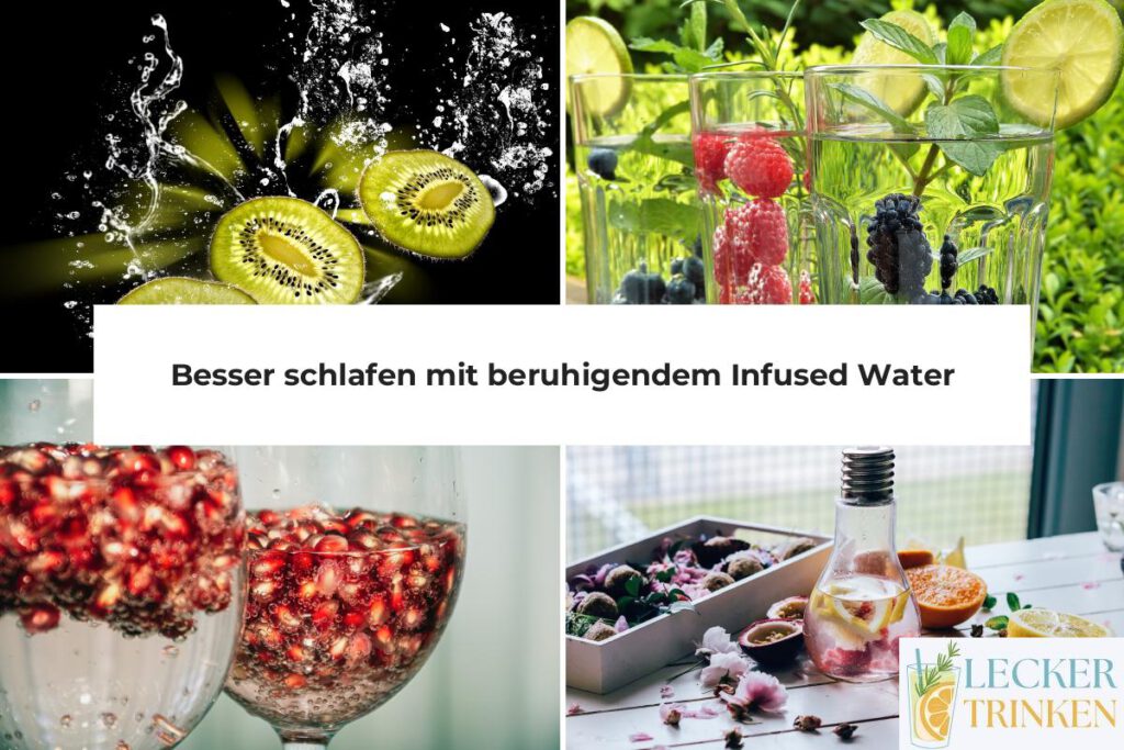 Infused Water für besseren Schlaf