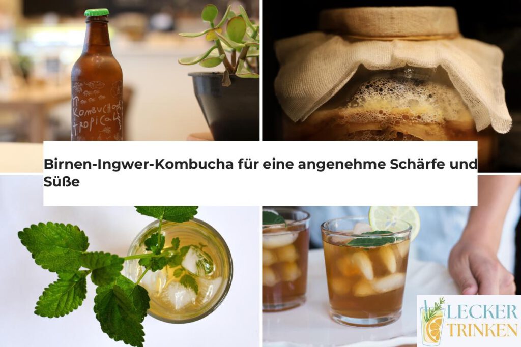 Birnen-Ingwer-Kombucha Rezept