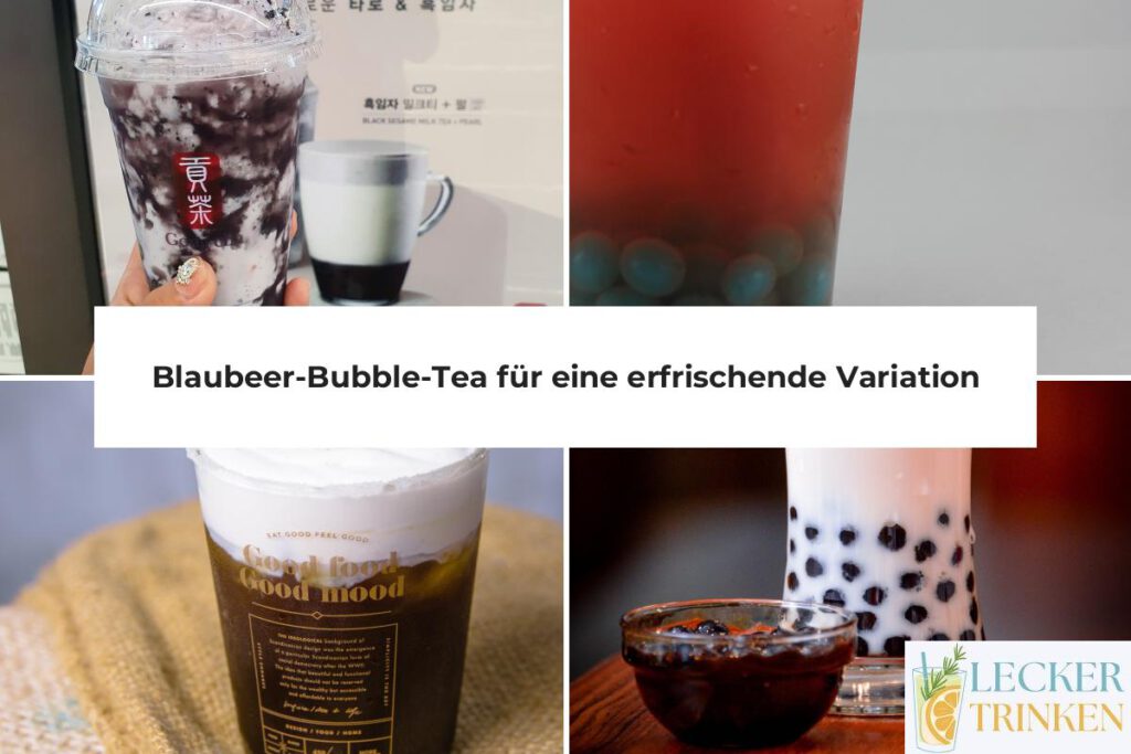 Blaubeer-Bubble-Tea Rezept