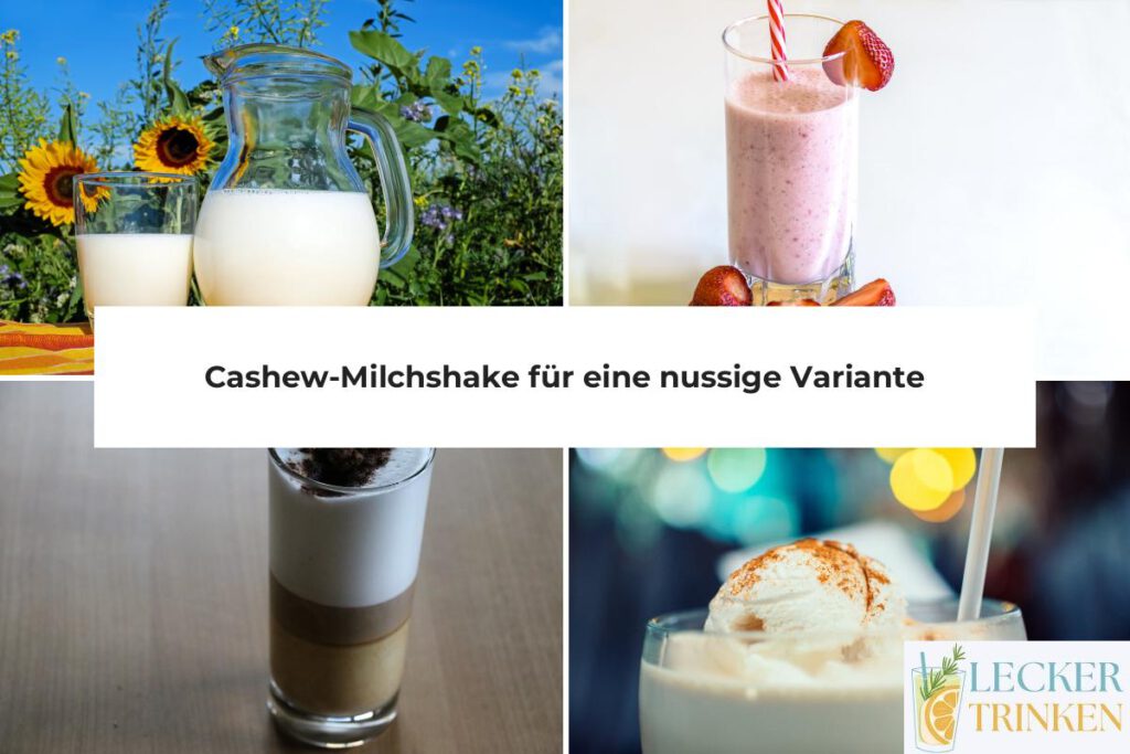 Cashew-Milchshake Rezept