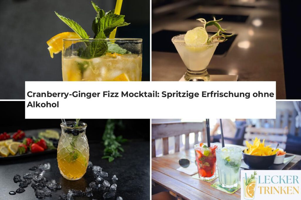 Cranberry-Ginger Fizz Mocktail Rezept