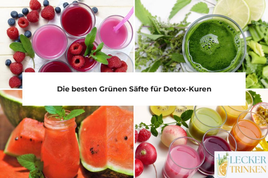 Grüne Säfte für Detox-Kuren