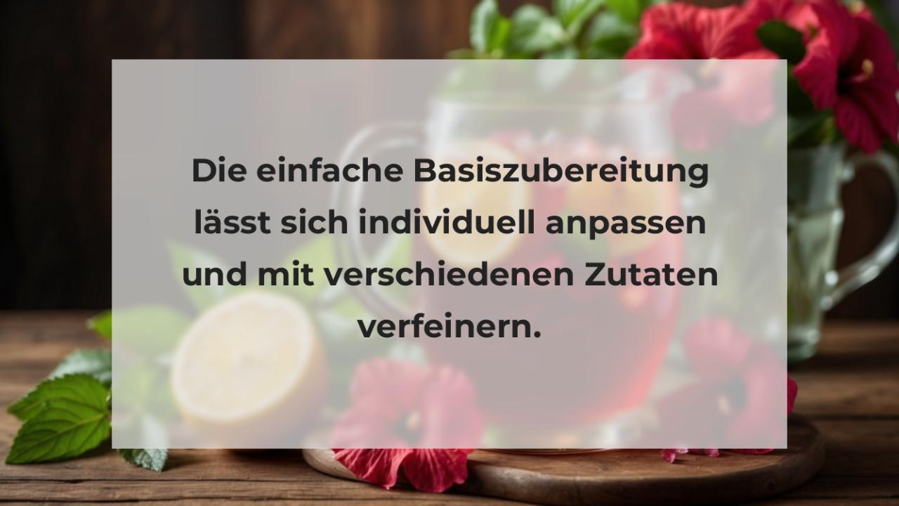 Die einfache Basiszubereitung lässt sich individuell anpassen und mit verschiedenen Zutaten verfeinern.