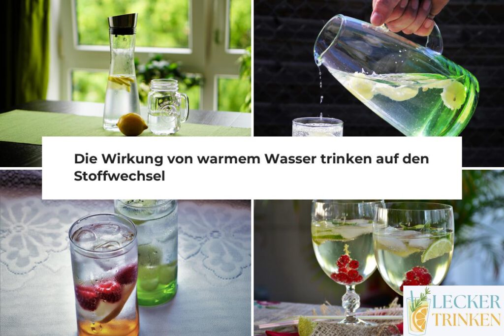 Warmes Wasser Stoffwechsel