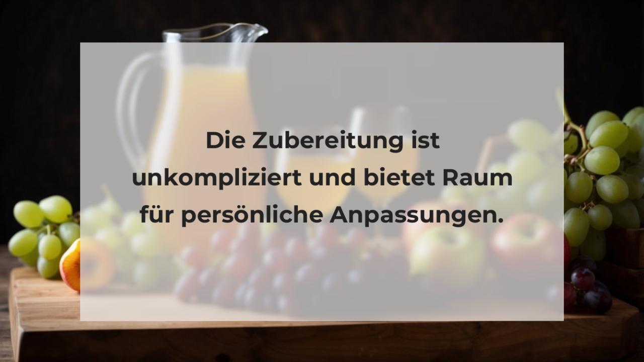 Die Zubereitung ist unkompliziert und bietet Raum für persönliche Anpassungen.