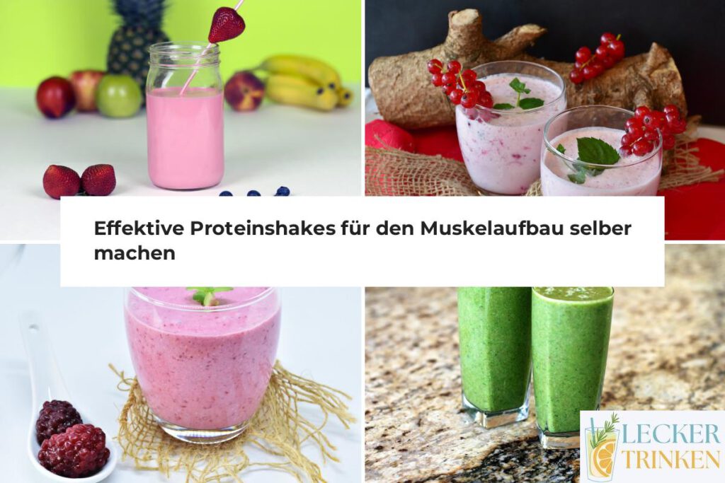 Proteinshakes für Muskelaufbau Rezepte