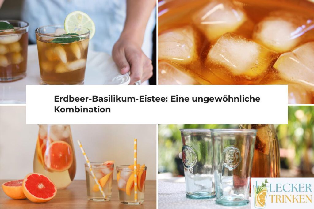 Erdbeer-Basilikum-Eistee Rezept