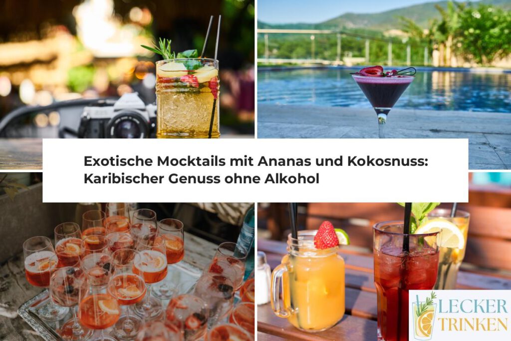 Mocktails Ananas Kokosnuss Rezepte