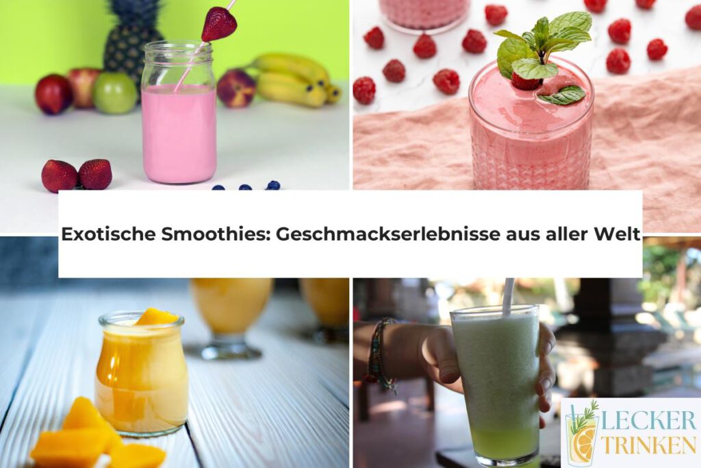 Exotische Smoothie-Kreationen