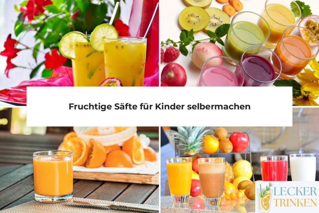 Fruchtige Säfte für Kinder