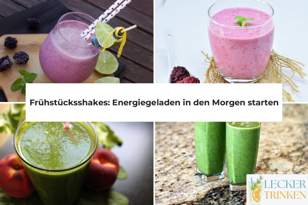 Frühstücksshakes selber machen