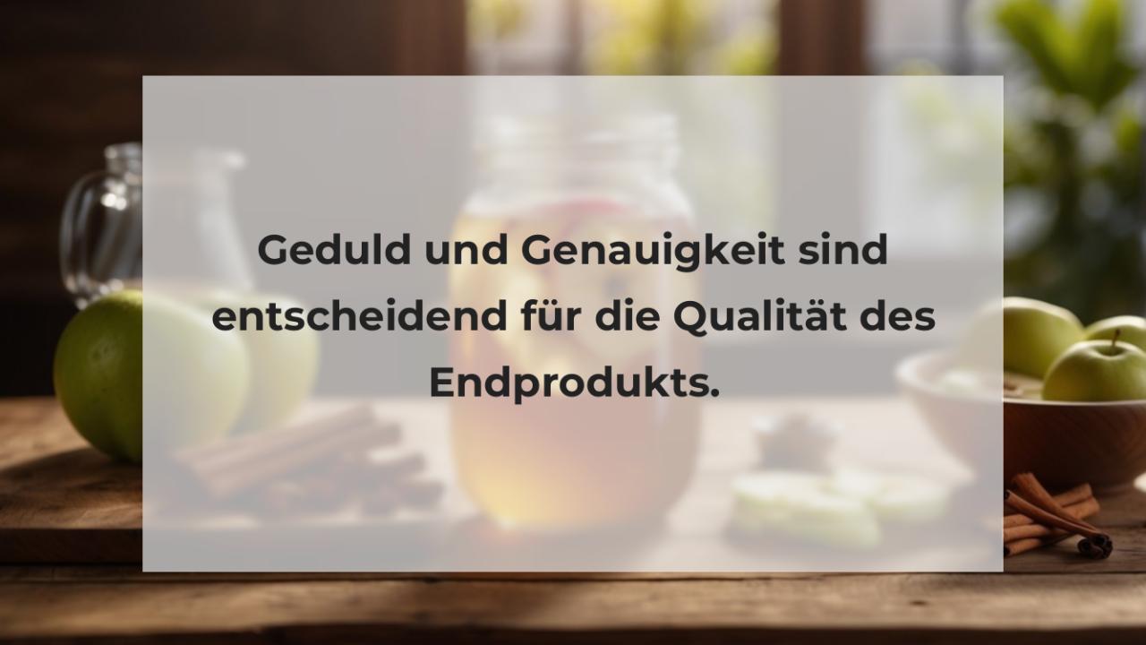 Geduld und Genauigkeit sind entscheidend für die Qualität des Endprodukts.