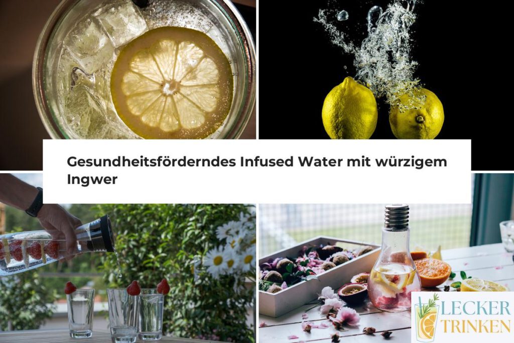 Infused Water mit Ingwer