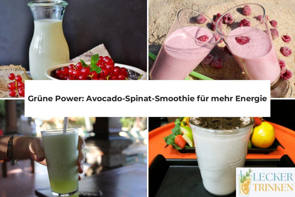 Avocado-Smoothie mit Spinat Rezept