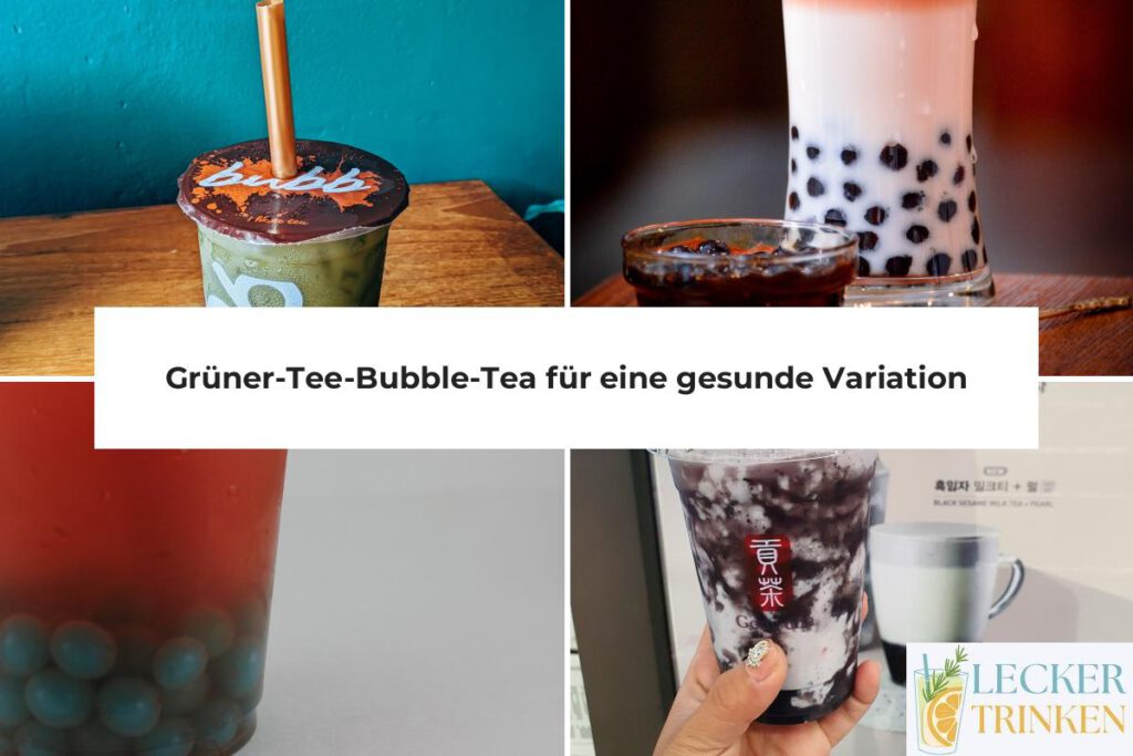 Grüner-Tee-Bubble-Tea Rezept