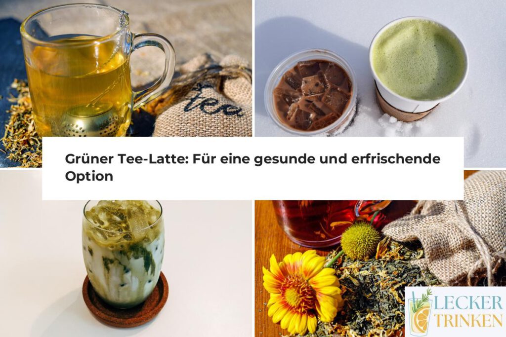 Grüner Tee-Latte