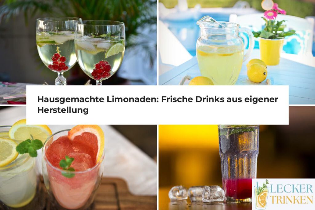 Hausgemachte Limonaden