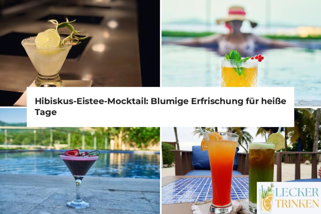 Hibiskus-Eistee-Mocktail Rezept