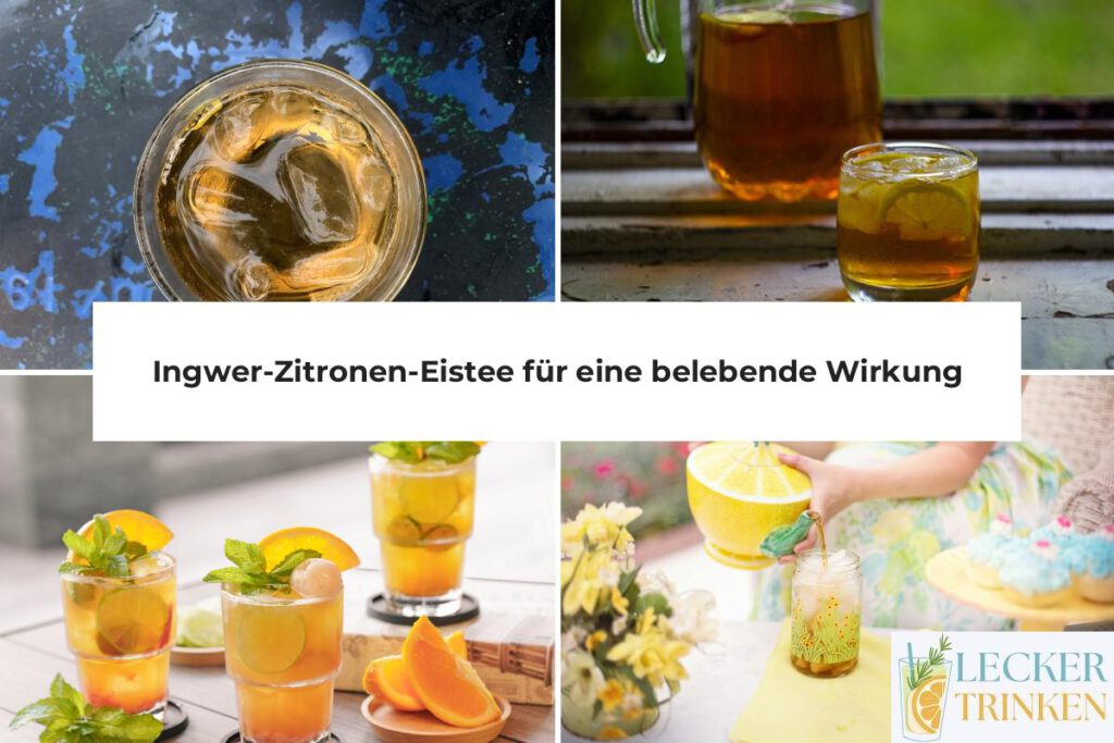 Ingwer-Zitronen-Eistee Rezept