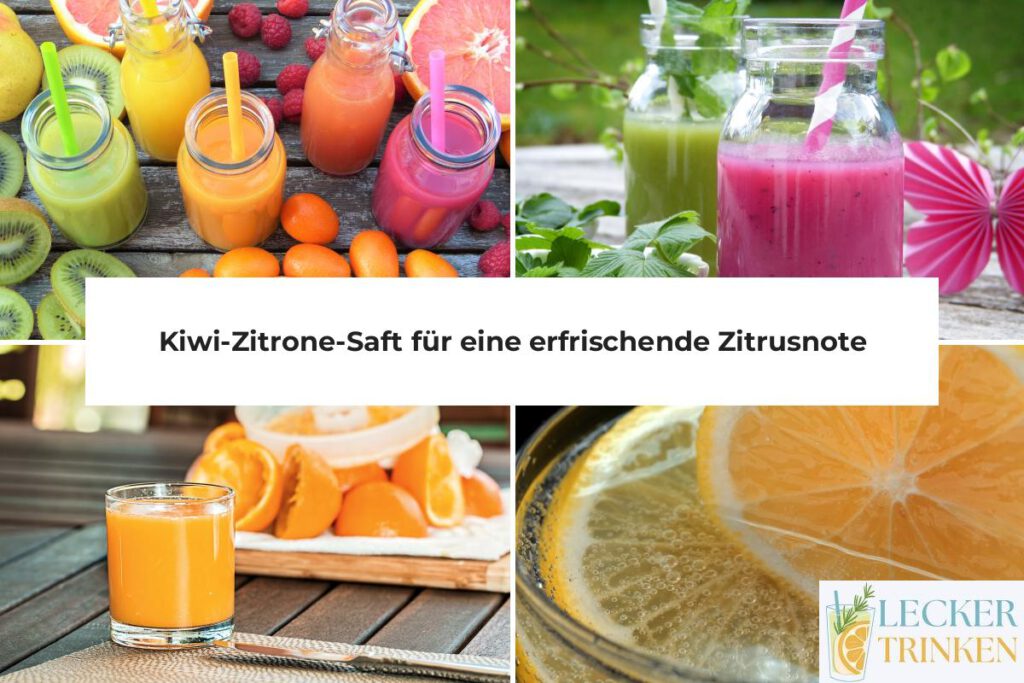 Kiwi-Zitrone-Saft Rezept