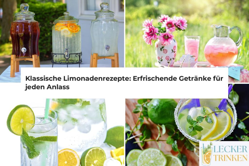 Klassische Limonadenrezepte