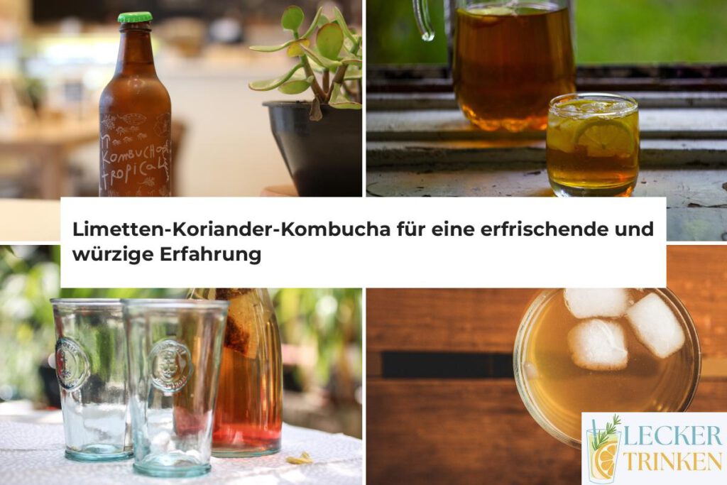 Limetten-Koriander-Kombucha Rezept