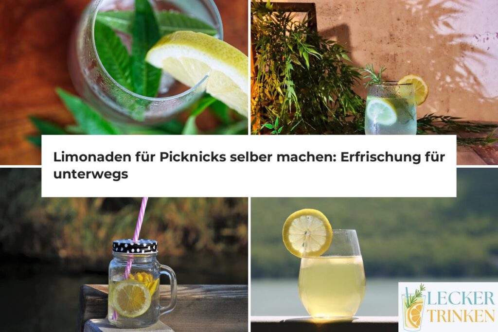 Limonaden für Picknicks selber machen