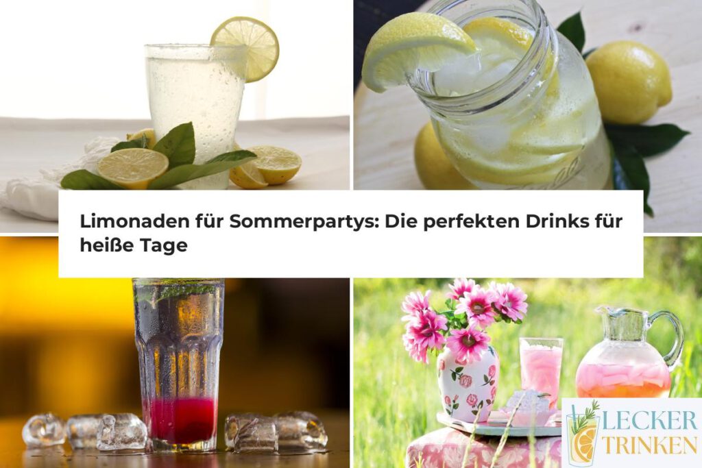 Limonaden für Sommerpartys selber machen