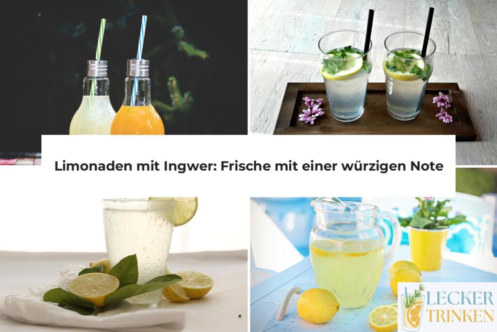 Limonaden mit Ingwer selber machen