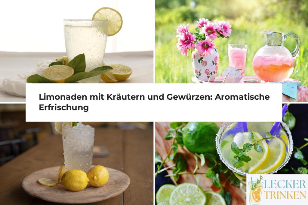 Limonaden mit Kräutern und Gewürzen selber machen