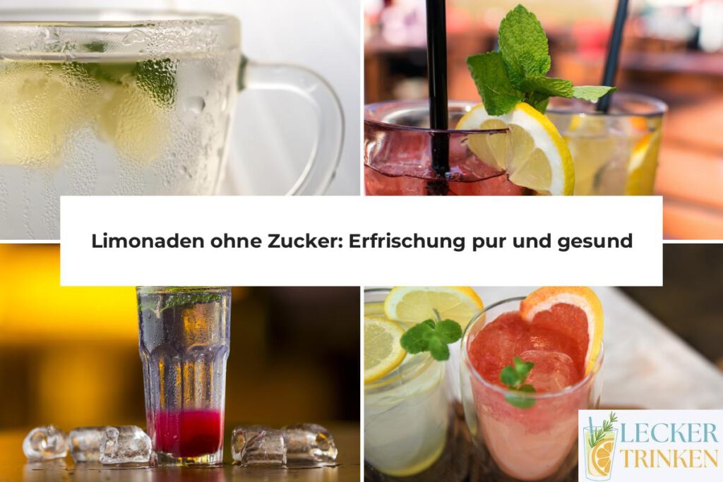 Limonaden ohne Zucker selber machen