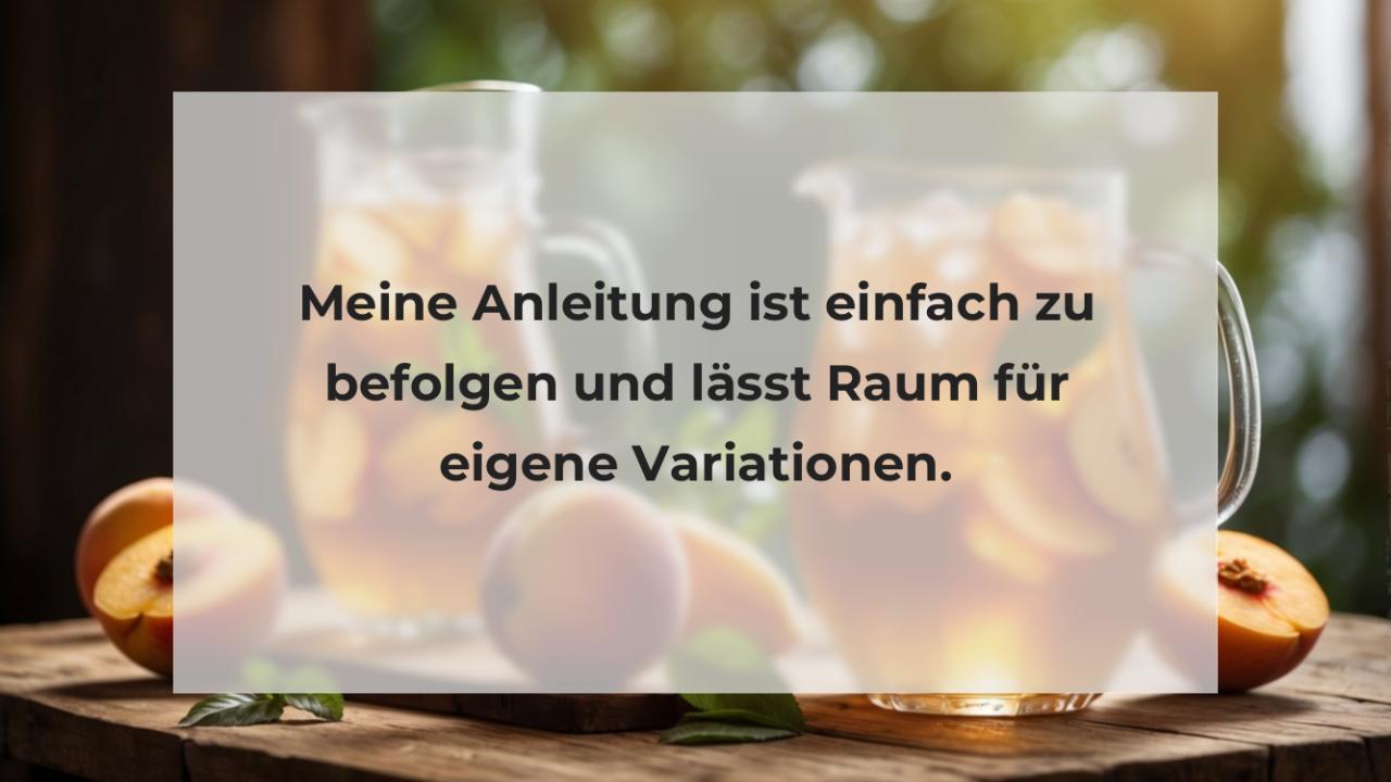 Meine Anleitung ist einfach zu befolgen und lässt Raum für eigene Variationen.