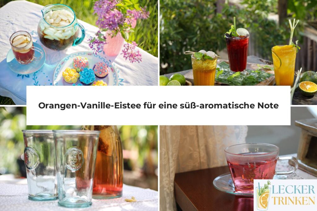 Orangen-Vanille-Eistee Rezept