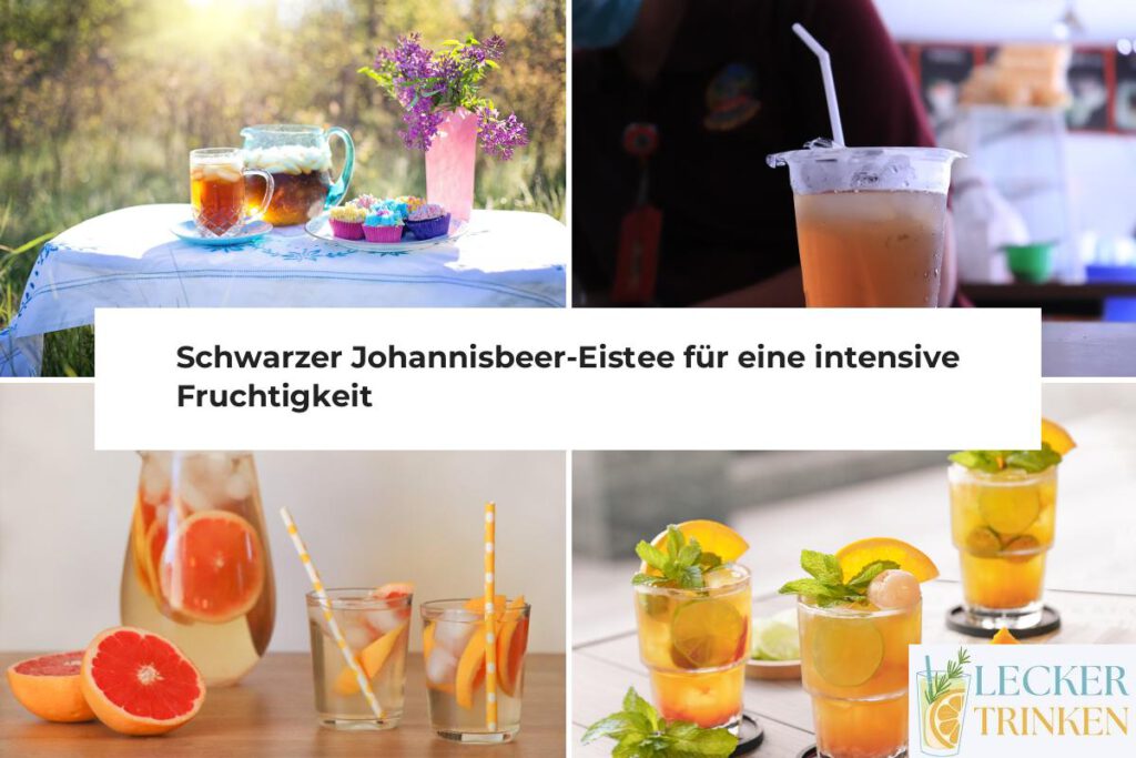 Schwarzer Johannisbeer-Eistee Rezept