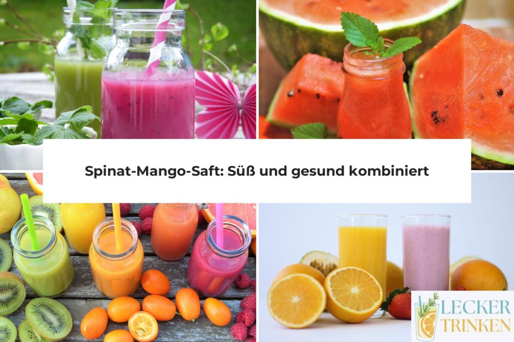 Spinat-Mango-Saft Rezept