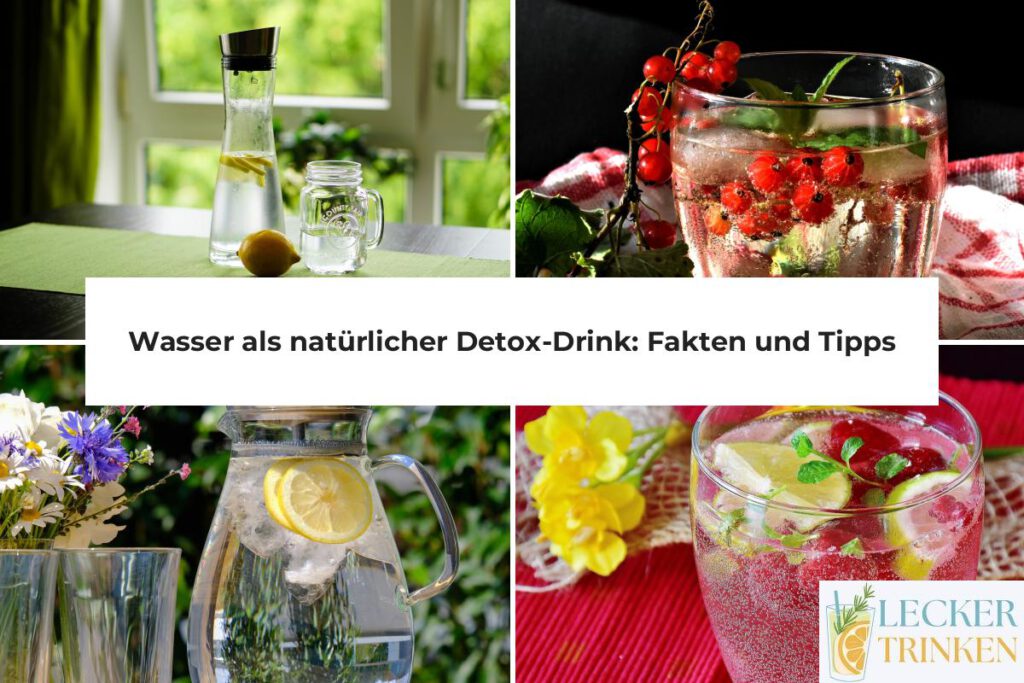 Wasser natürlicher Detox