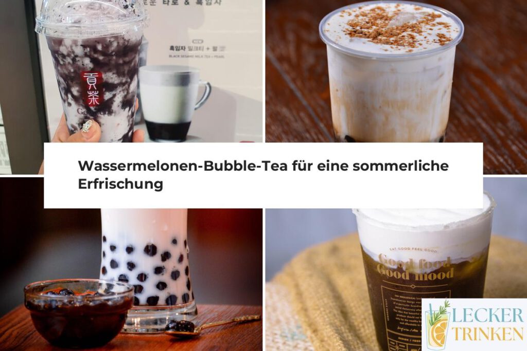 Wassermelonen-Bubble-Tea Rezept