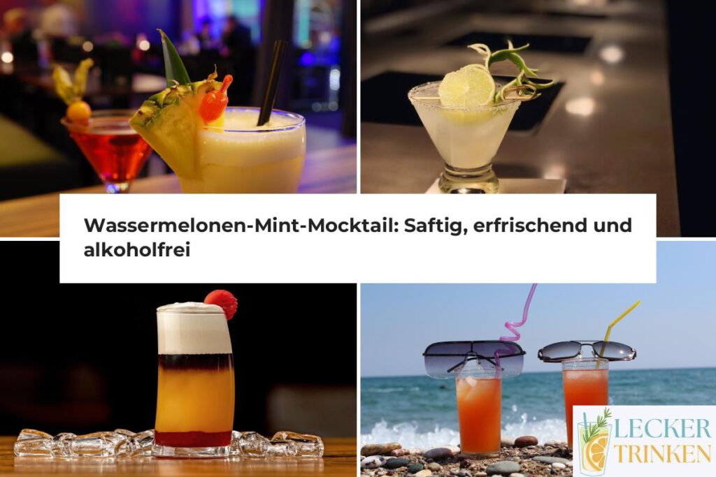 Wassermelonen-Mint-Mocktail Rezept