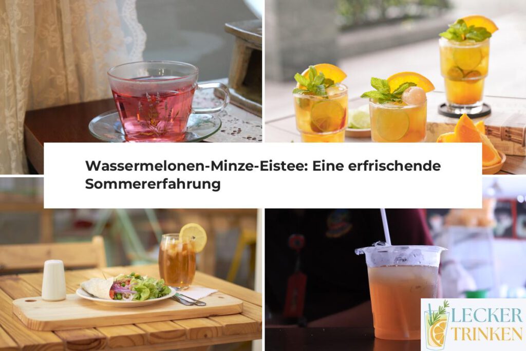 Wassermelonen-Minze-Eistee Rezept