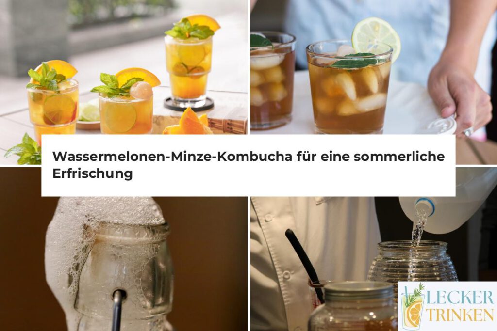 Wassermelonen-Minze-Kombucha Rezept