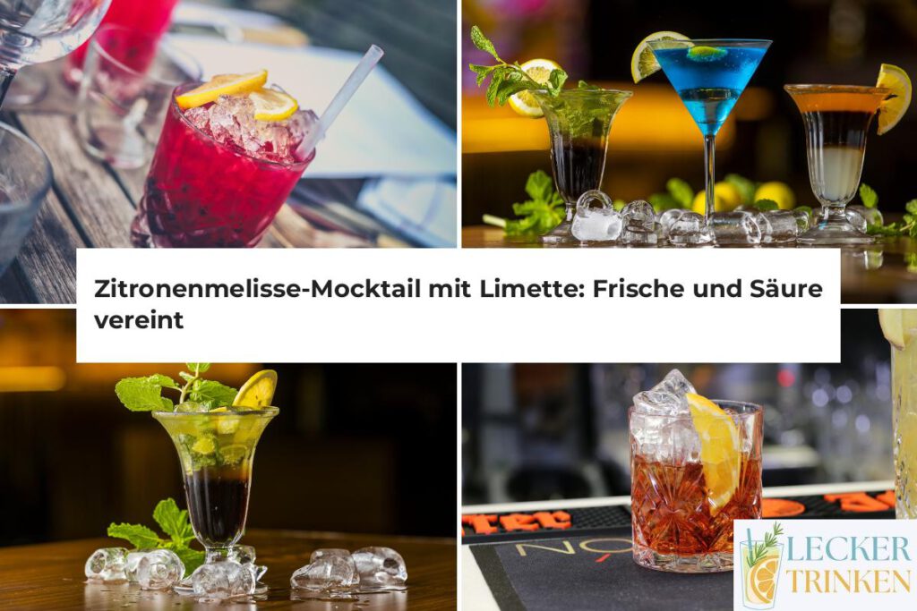 Zitronenmelisse-Mocktail mit Limette Rezept